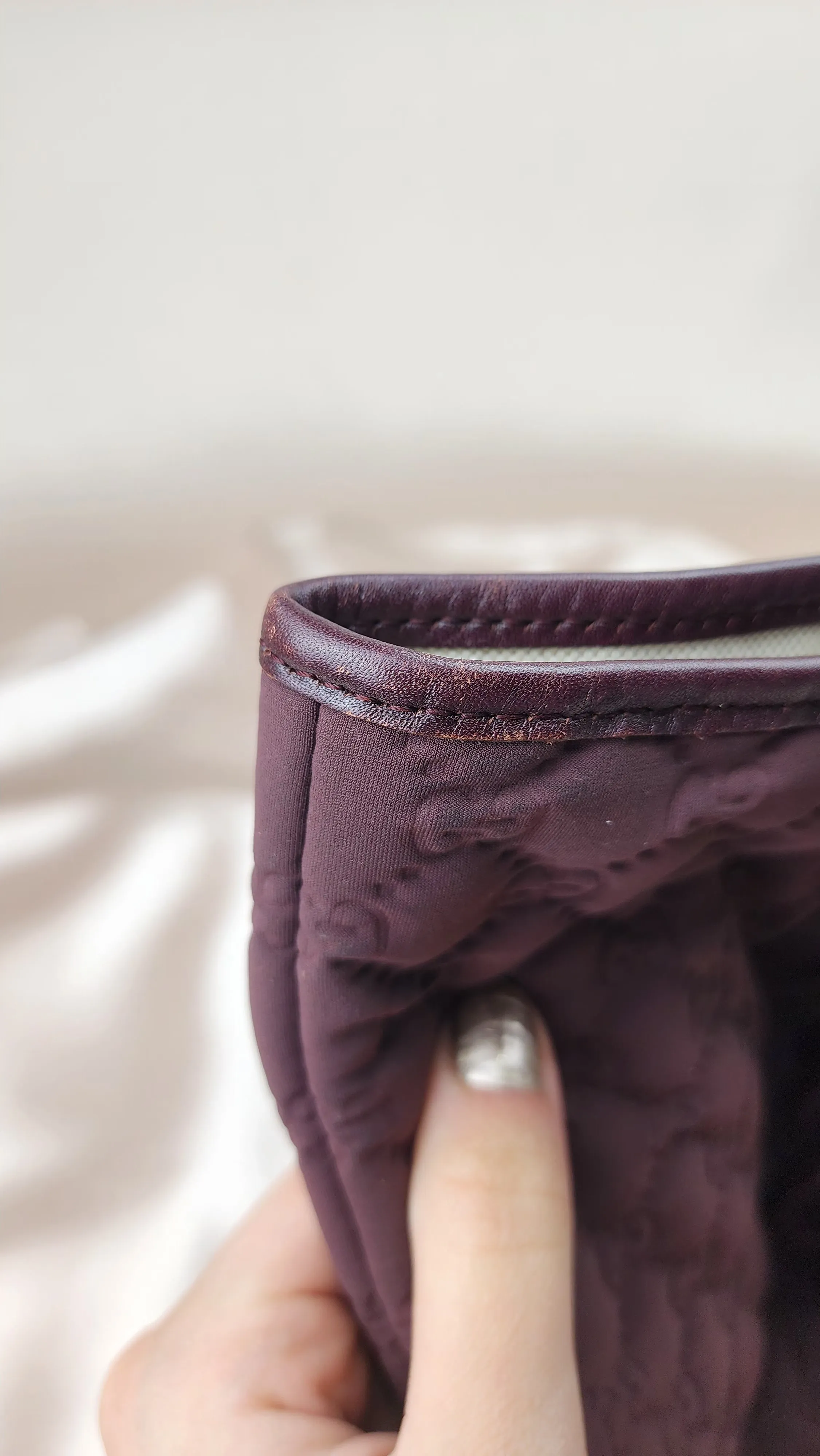 Gucci GG Purple Canvas Tote Bag - 1230